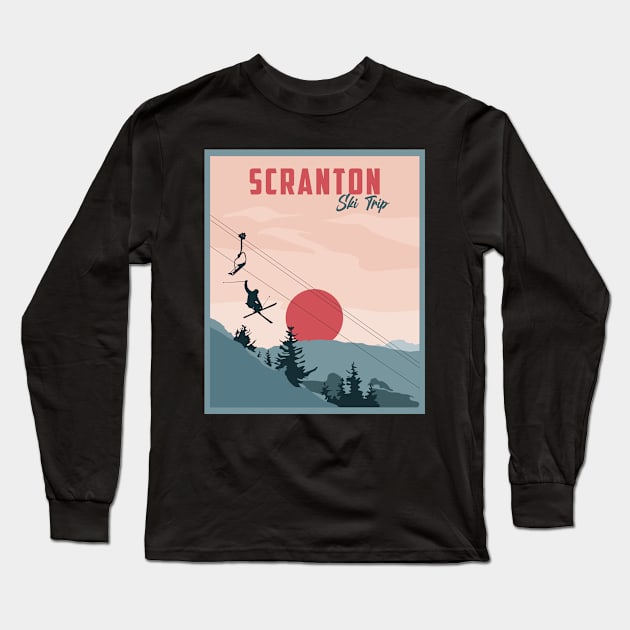 Scranton ski trip Long Sleeve T-Shirt by NeedsFulfilled